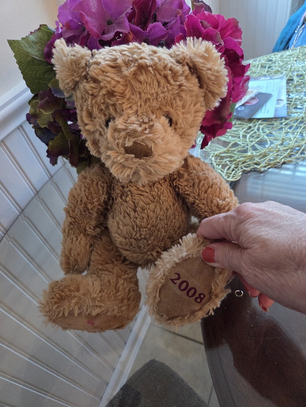 Burberry Vintage Plush Brown Teddy Bear 2008 Very Good